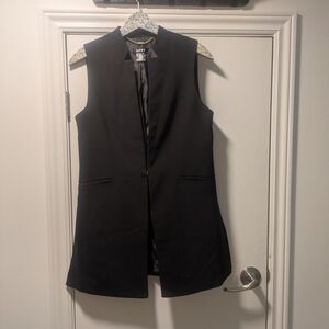 DKNY Black Jacket with Gold Chain Detail